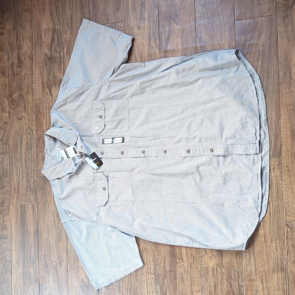 Carhartt Button Down Short Sleeve 3XL Tall
